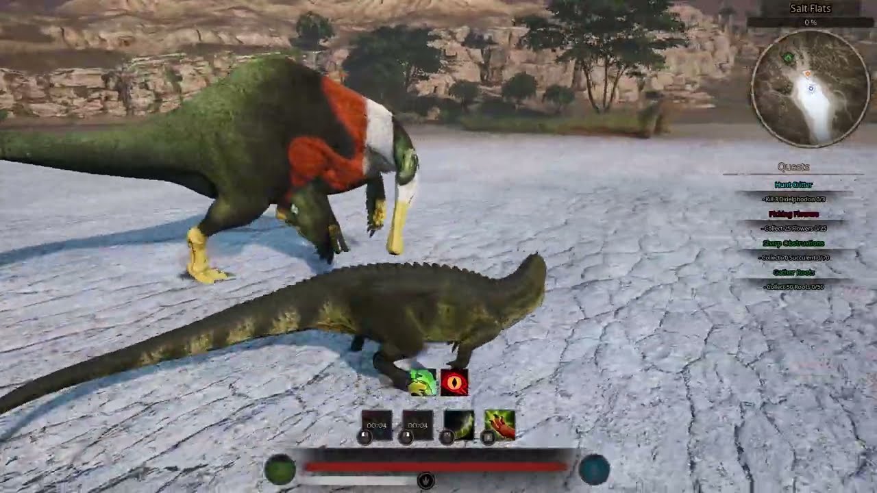 Path of Titans 06 15 2024 Deinocherius vs Cerato, Dinos and dragons server
