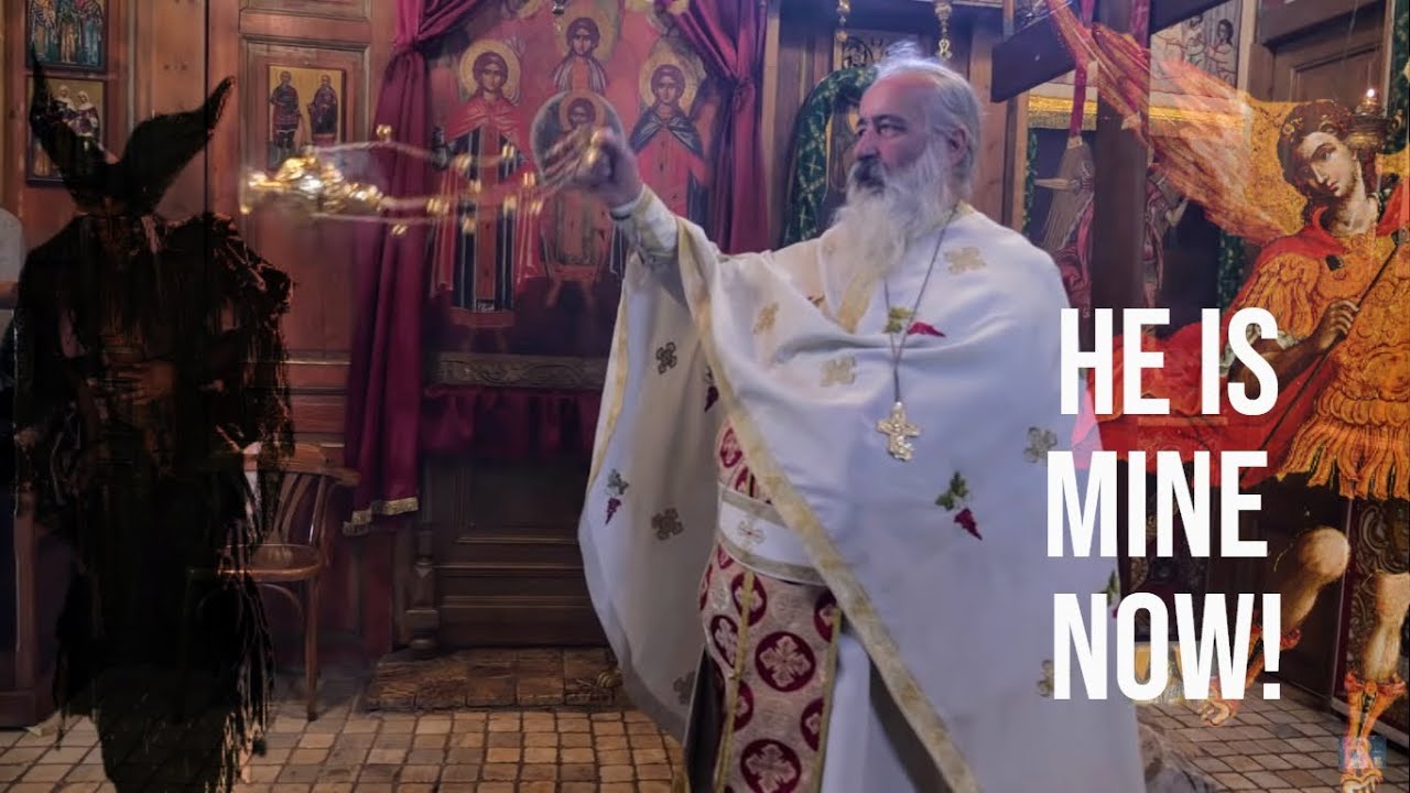 Attacked by the devil the night before his Orthodox Baptism (former Hindu monk)