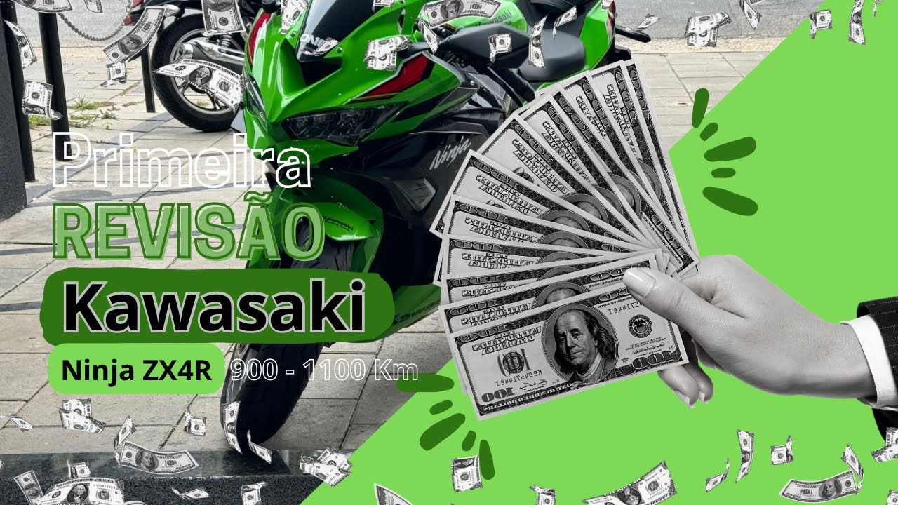 Primeira Revisão da Kawasaki Ninja ZX4R (900 - 1100KM) na Kawasaki One - São Paulo 🏍️🔧
