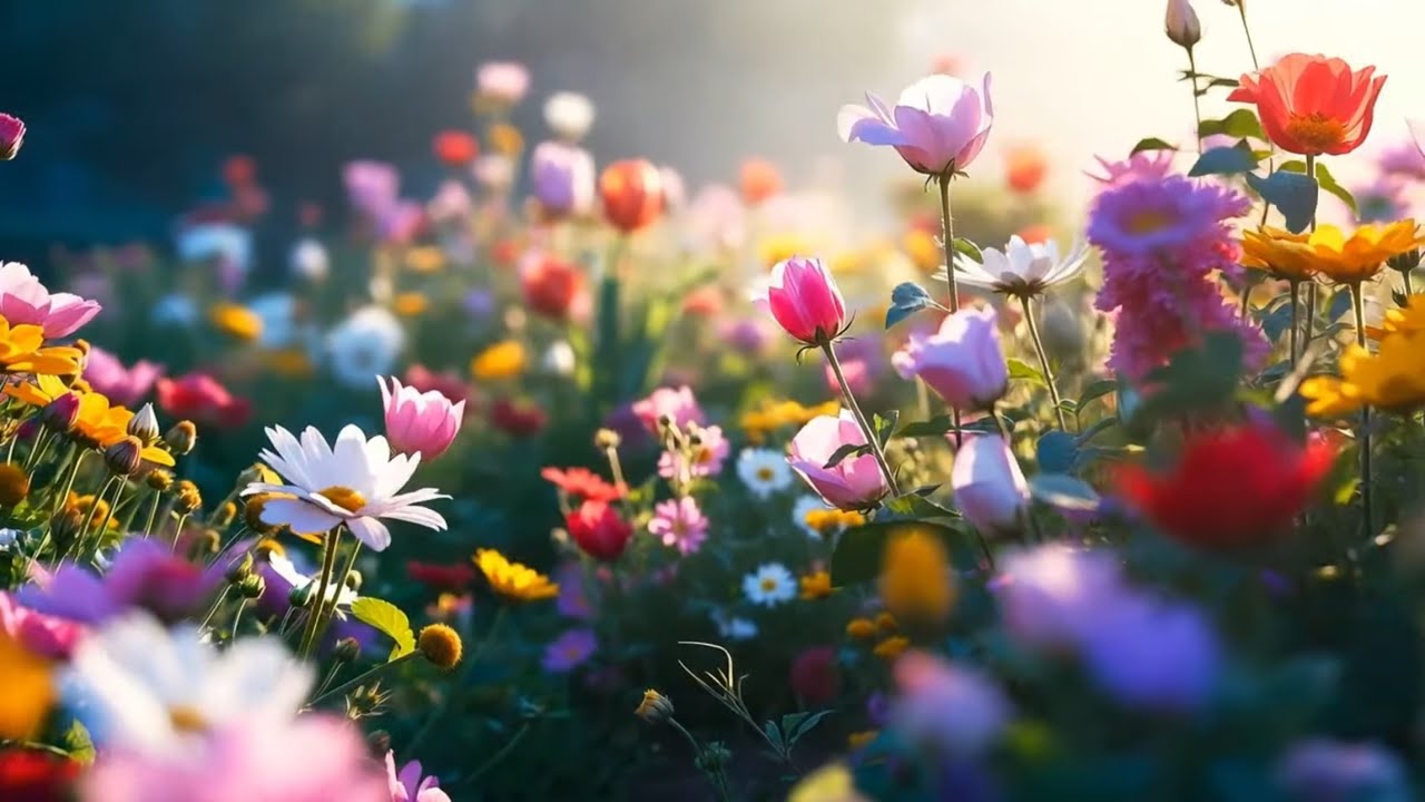 Gentle World Flowers 🌸 100 Beautiful Blossoms | A Quiet Journey 花卉世界