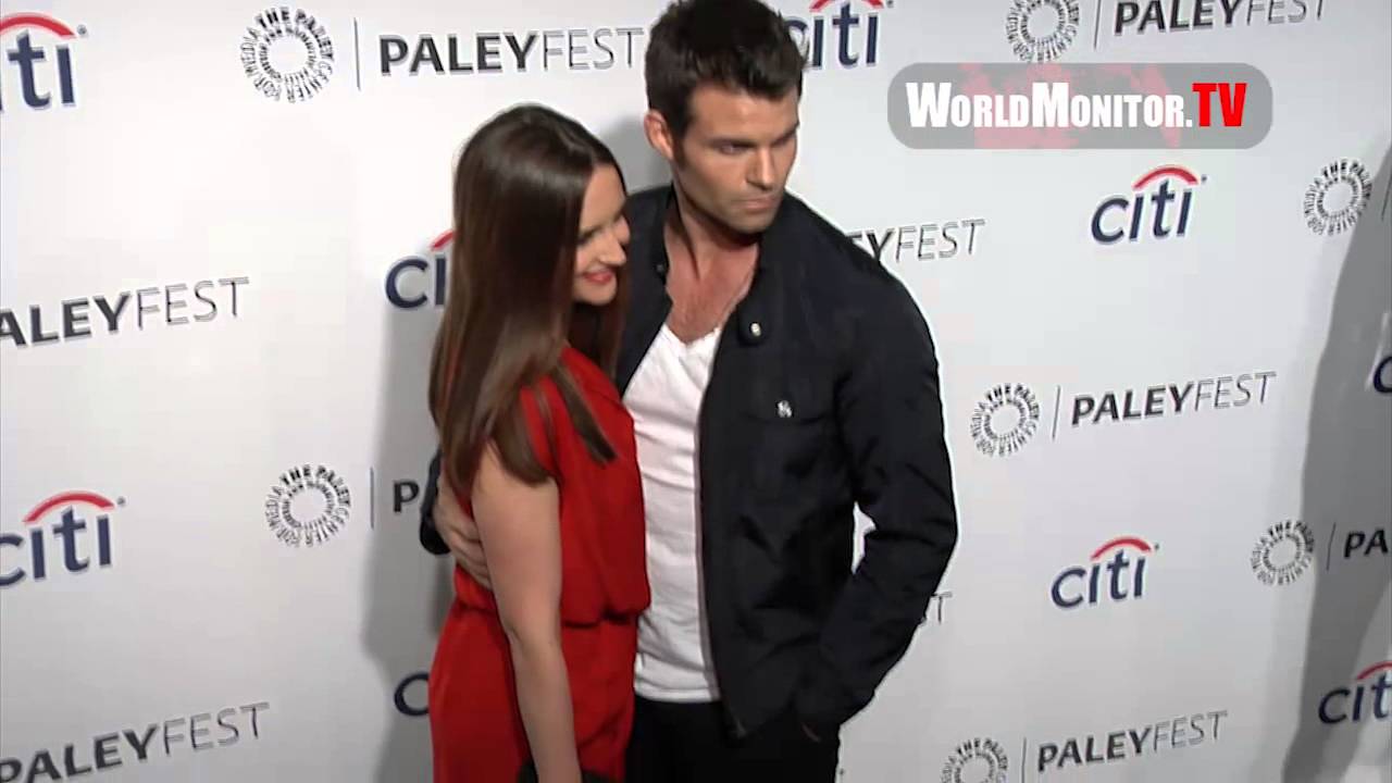 Daniel Gillies and Rachael Leigh Cook arrive at PaleyFest 2014 'The Originals' Redcarpet