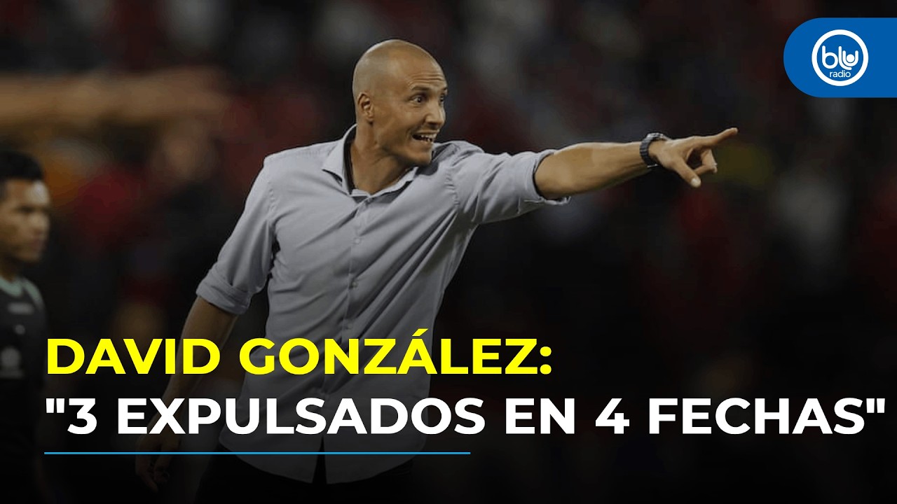 DT David González preocupado por las expulsiones en América de Cali