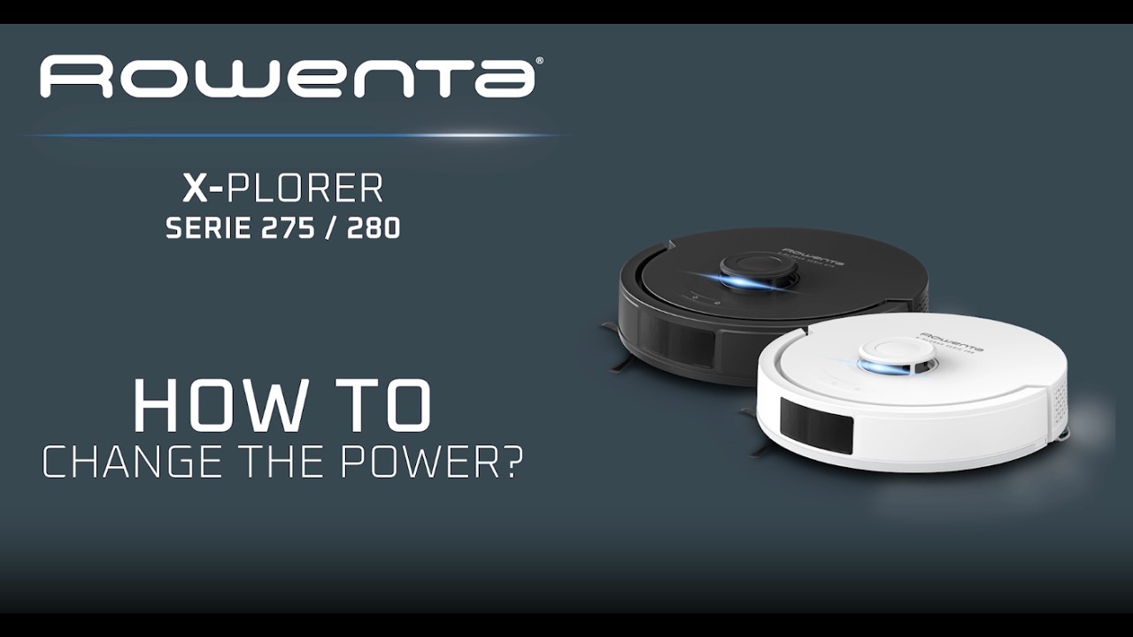 X-PLORER SERIE 275/280: How to change the suction power level and humidity level during cleaning?