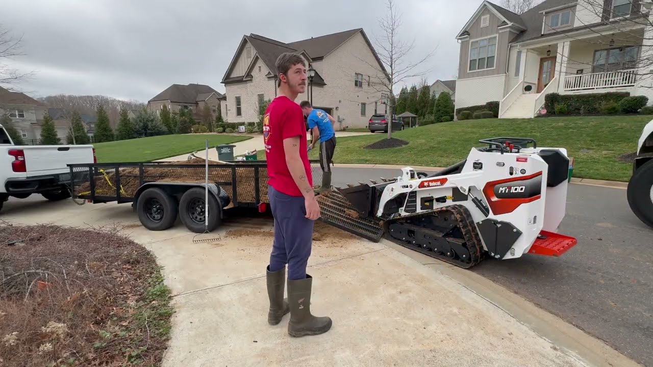 Delivering a load of top soil