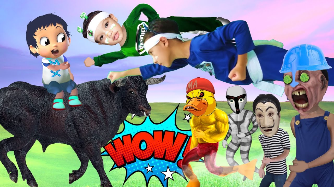 BOI DA CARA PRETA em SUPER LESMA VS VILÕES