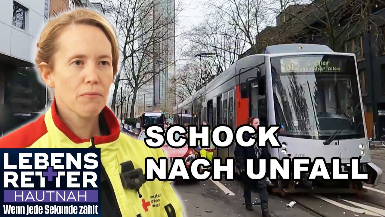 Erst der Knall, dann der Schock: Bahnfahrerin nach Unfall unter Schock | Lebensretter hautnah