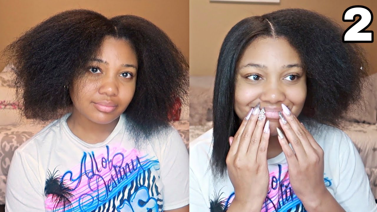 Real Hair Series: WASH DAY ROUTINE + Straightening MY NATURAL HAIR for the First Time!