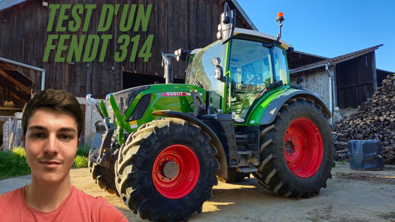 Fendt 314 en action : Un tracteur qui fait la différence !