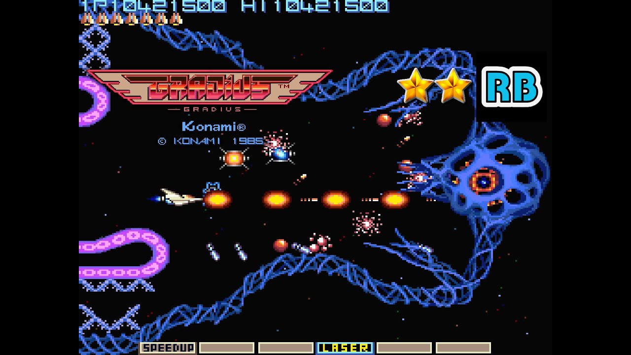 1985 [60fps] Gradius 10000000pts Nomiss Loop19