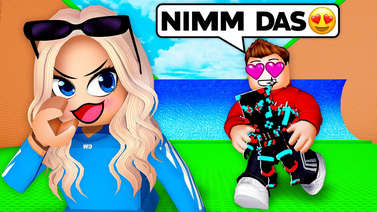 Ich tat so Als Wäre Ich Ein E-GIRL Und Bekam INFINITY BRAINROTS In Escape Tsunami For Brainrots..