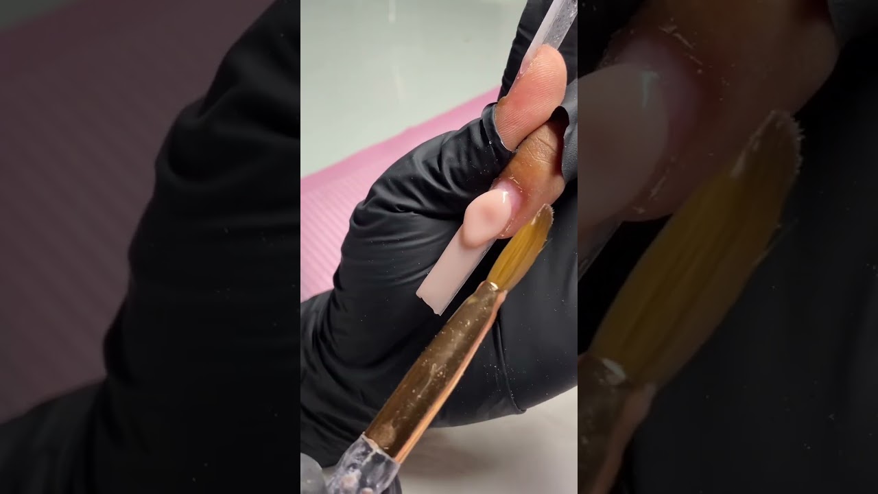 Acrylic application #acrylicnails #acrylicapplication #howtodonails #nailtutorial