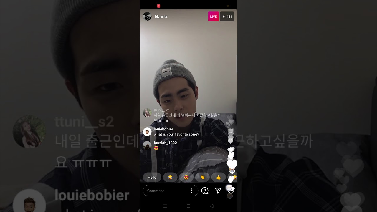 031120 Jo Byung Gyu insta live
