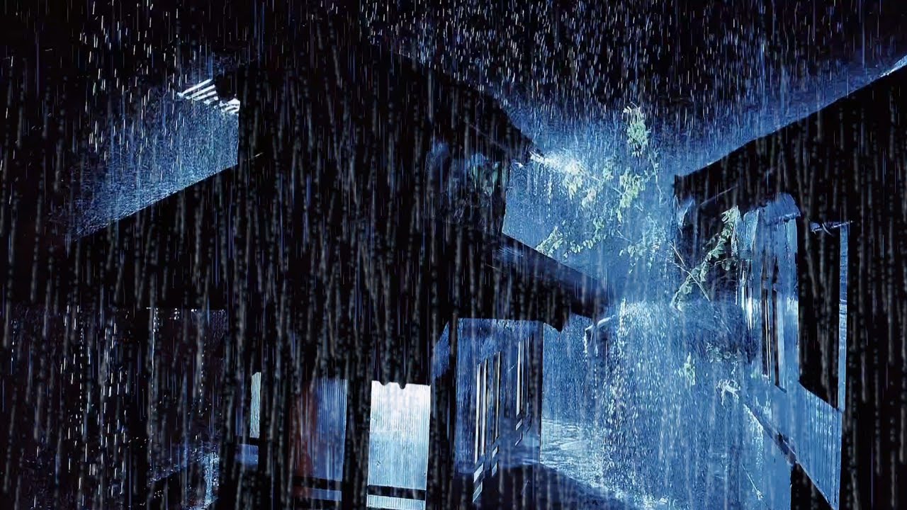 Rainstorm and Thunder at Night 🌧️ The Most Relaxing Sleep Sound