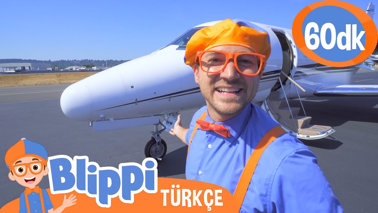 Blippi Bir Özel Jet Keşfediyor ✈️ | Blippi Türkçe - Çocuklar için Eğitici Videolar