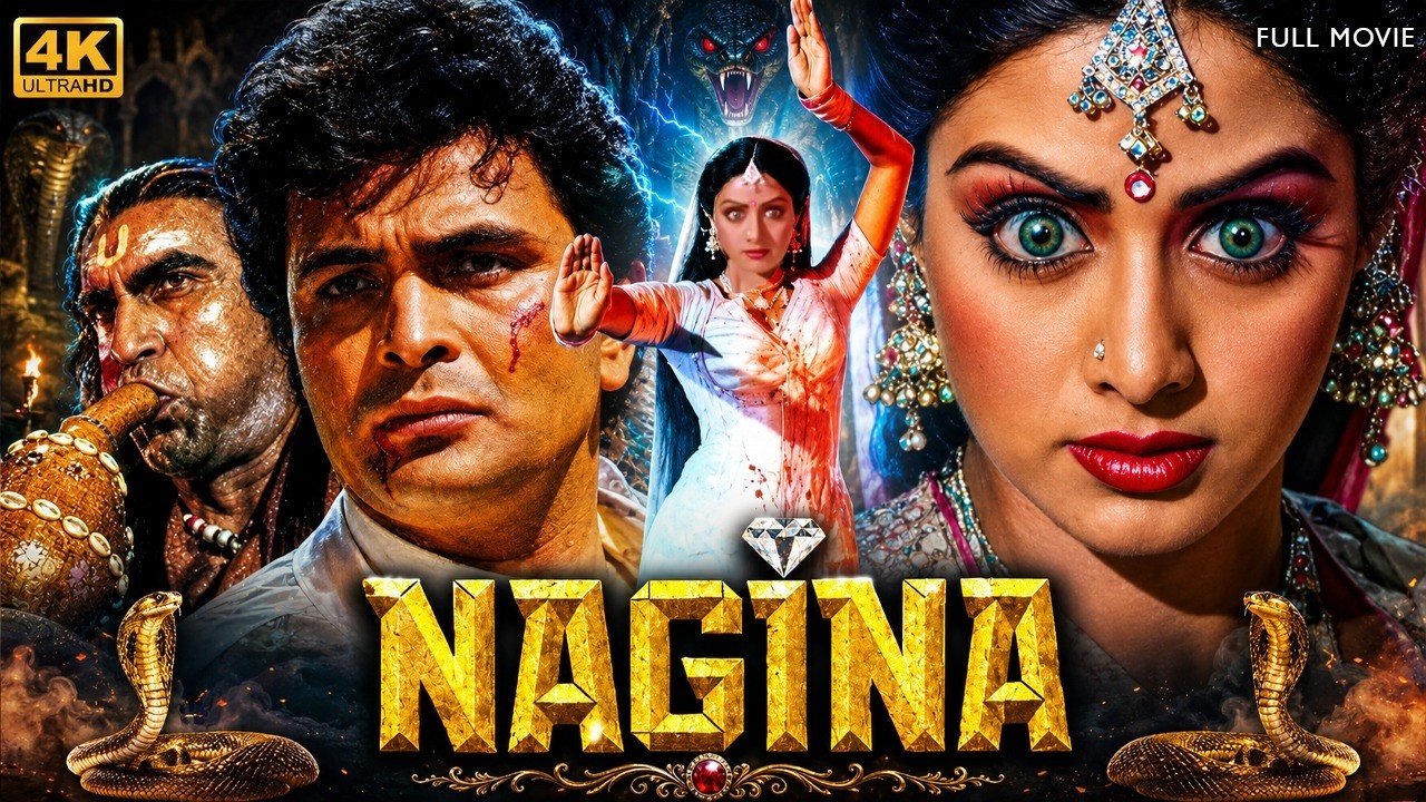 Nagina - Blockbuster Hindi Film | Sridevi, Rishi Kapoor, Amrish Puri | Bollywood Movie | नगीना