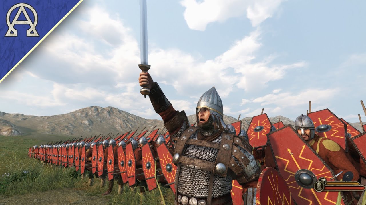 Polybian Legion Defends Against 2000+ Barbarians - Mount and Blade II Bannerlord