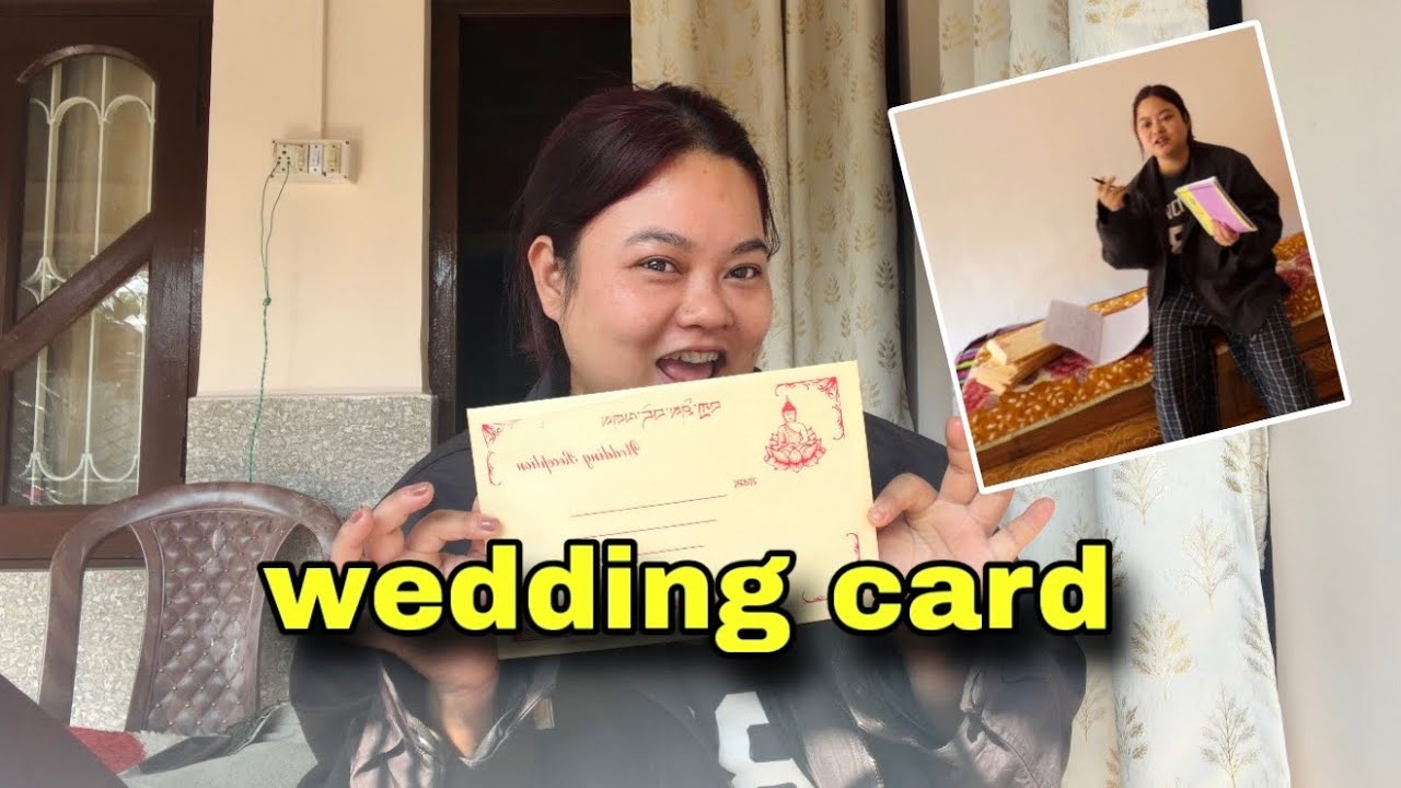 WEDDING CARD PANE READY VAYO|| GUEST HARU KO LIST READY GARDAI💕