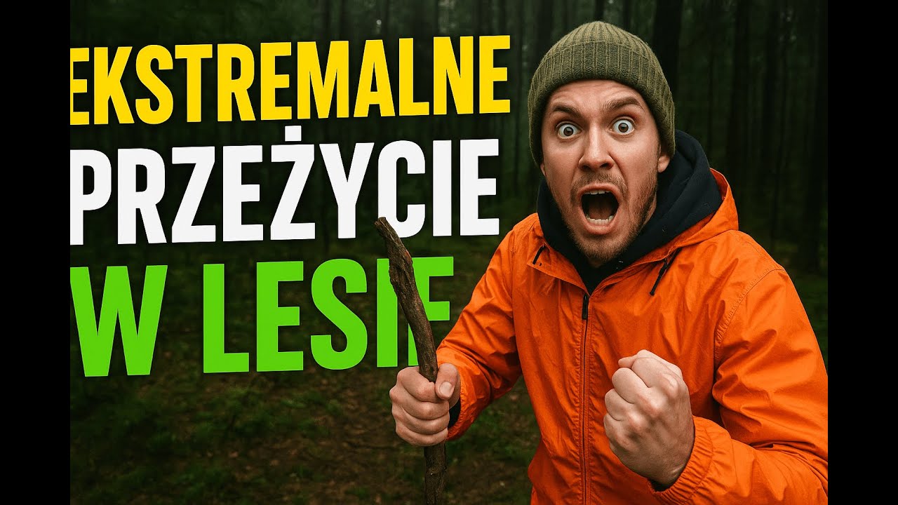 Ekstremalne przetrwanie w dzikim lesie – 24 godziny bez cywilizacji!
