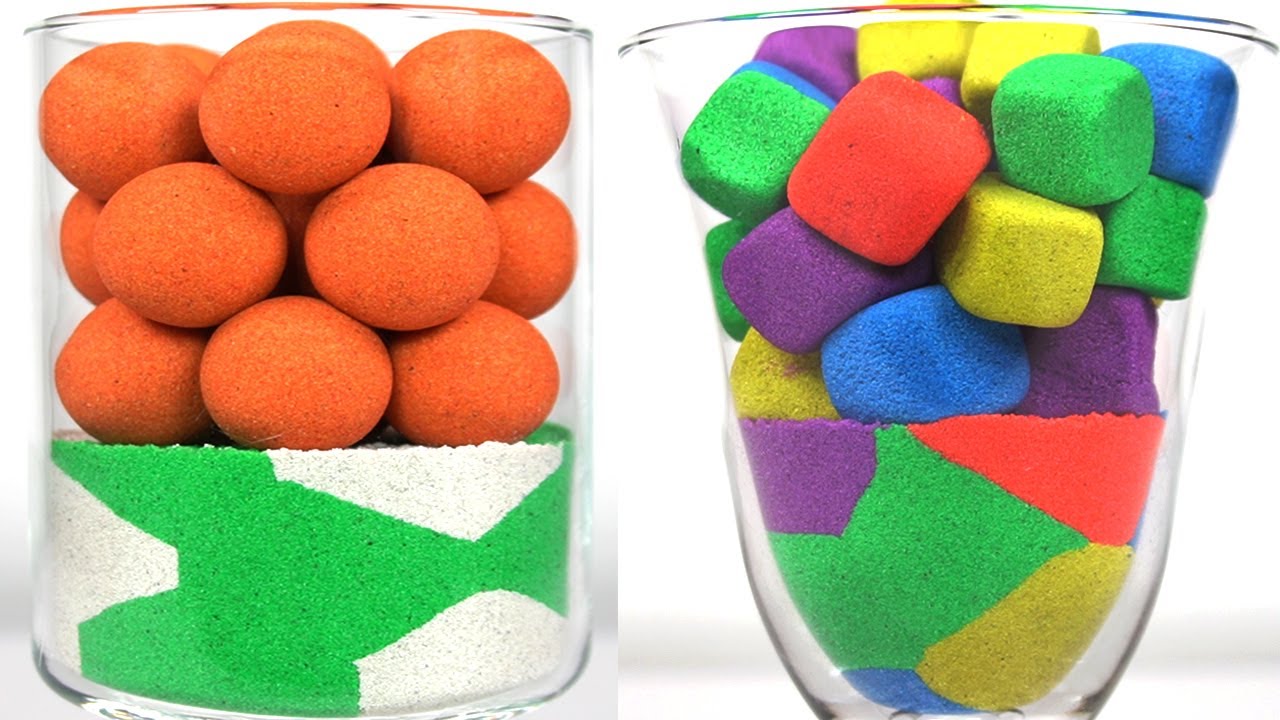 Best 힐링 모래영상 모음집 #17. The Most Satisfying Kinetic Sand ASMR Collection.