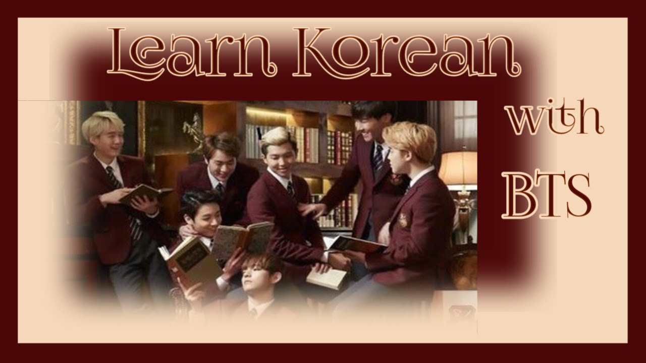 Learn Basic Korean Phrases with bts #learning #language #korean