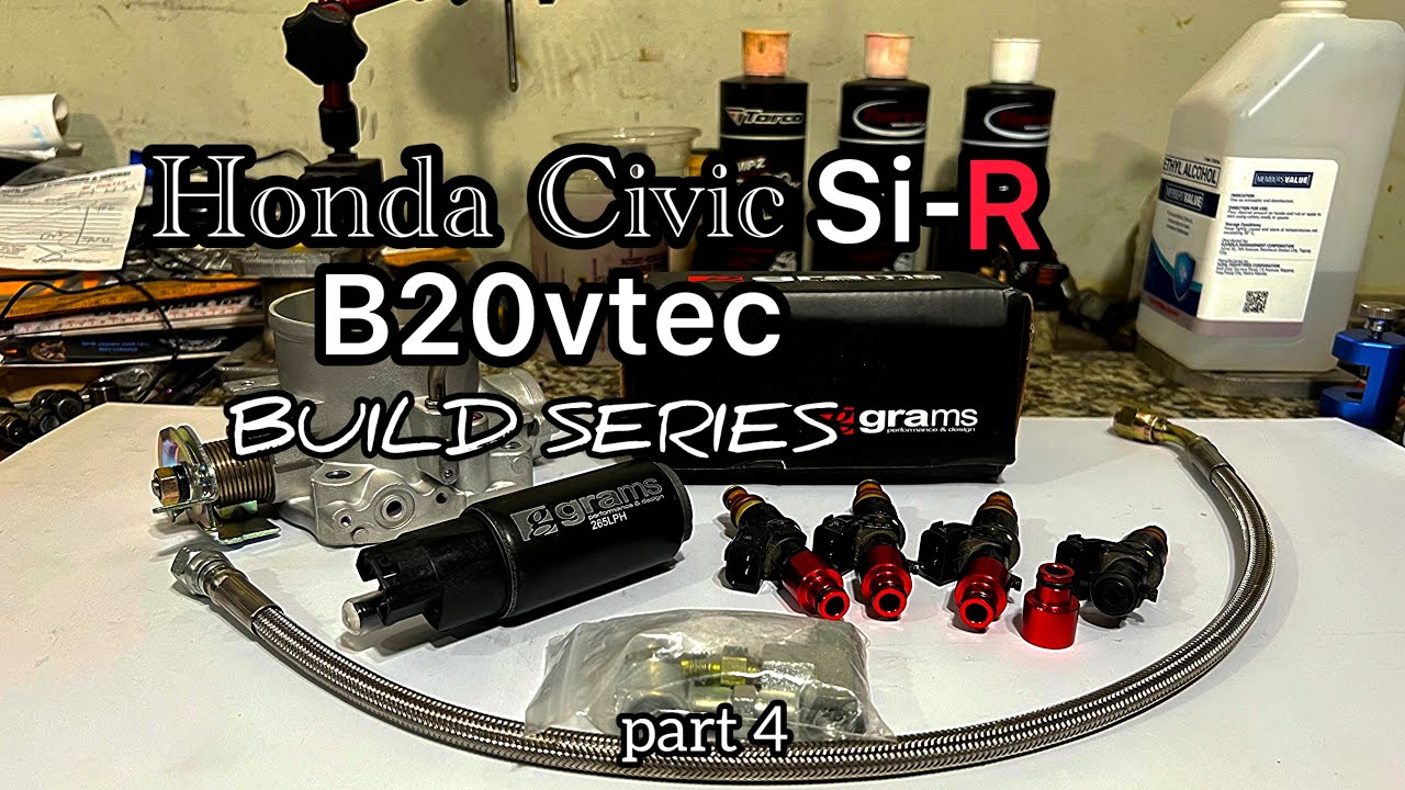 Honda Civic SiR B16a to B20vtec Rebuild series part 4