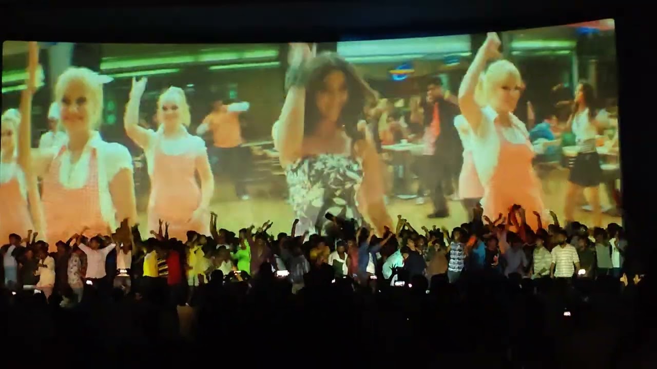 Jalsa Title Song || Power star birthday celebrations in Anantapur Shanthi Theatre 🔥