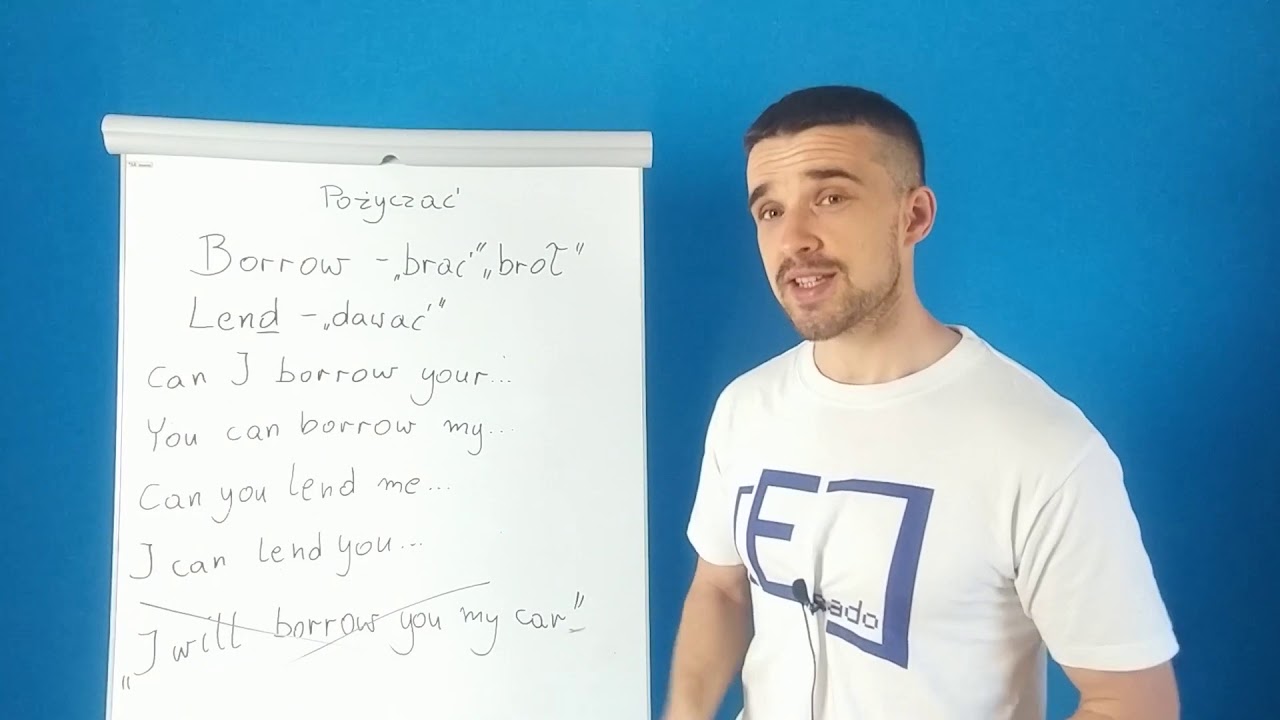Borrow vs Lend - pożyczać po angielsku