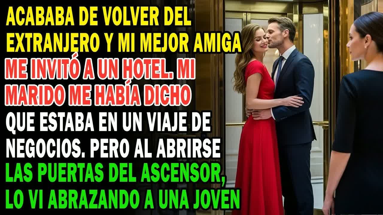 Mi Marido Dijo Estar De Viaje💼 Fui A Un Resort Y Lo Vi Saliendo Del Ascensor Con Su Amante   😡