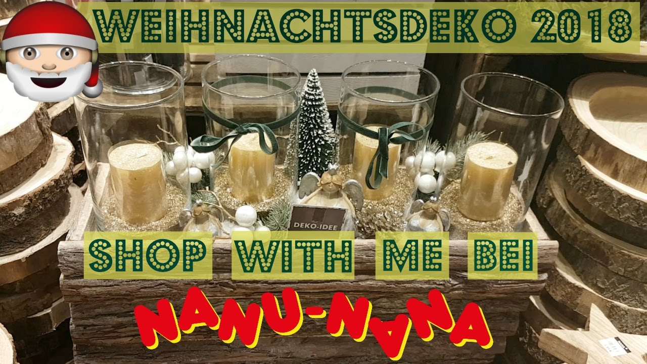 WEIHNACHTSDEKO 2018 🎅 SHOP WITH ME BEI NANU-NANA I GERMAN CHRISTMAS DECOR
