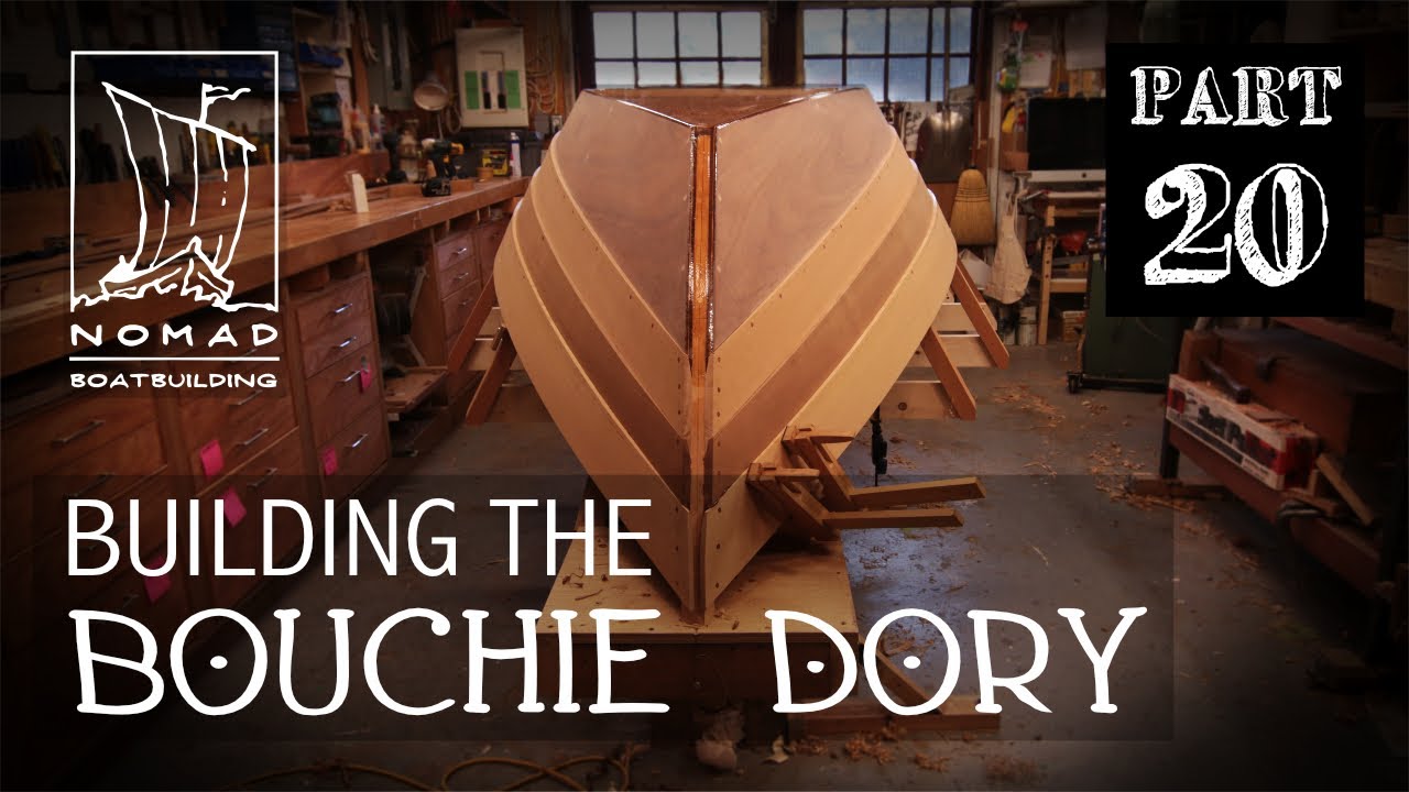 Building the Bouchie Dory Pt. 20 - Lapstrake planking Part 3