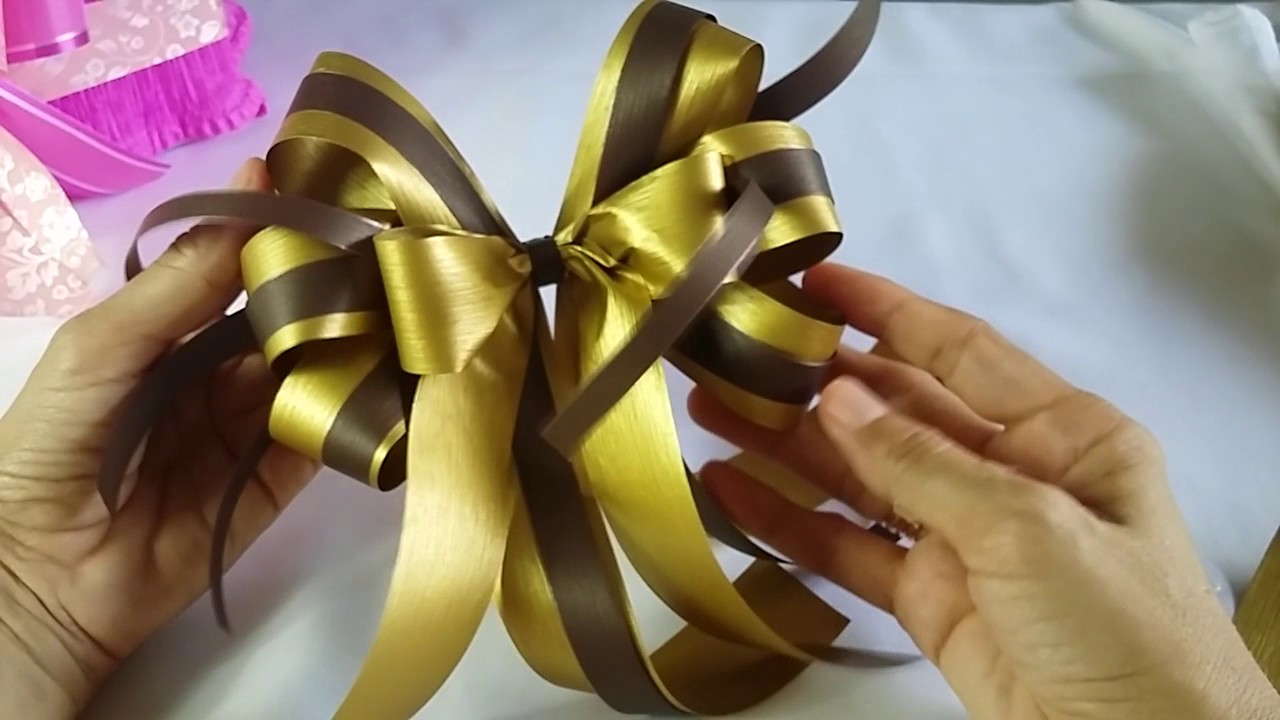 Como fazer um laço para cesta