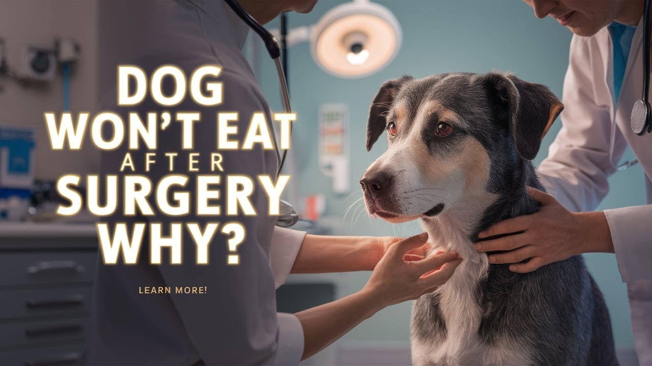 Dog Won’t Eat After Surgery, Why? | Pets Caring Hub