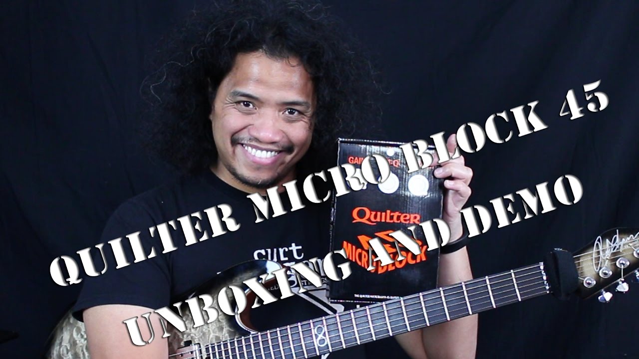 Quilter Micro Block 45 Unboxing and Direct sound demo