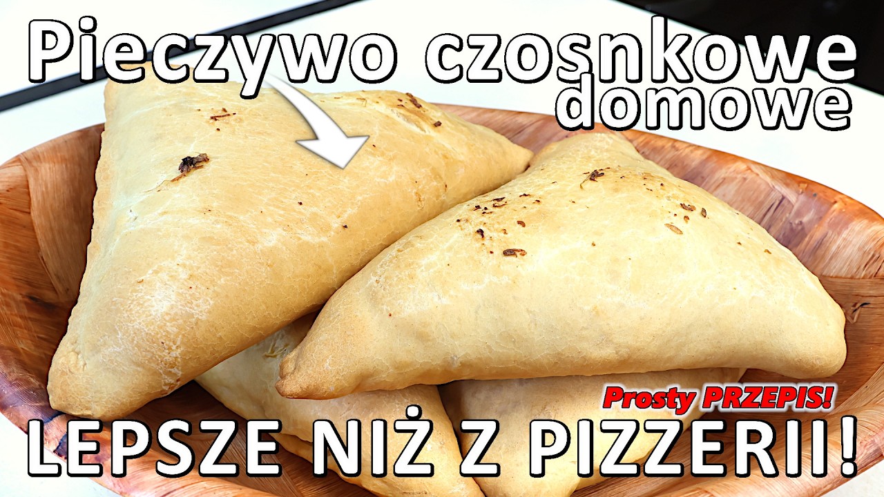 Nie uwierzysz jakie to PROSTE! Domowe pieczywo czosnkowe z ciasta na pizzę🧄