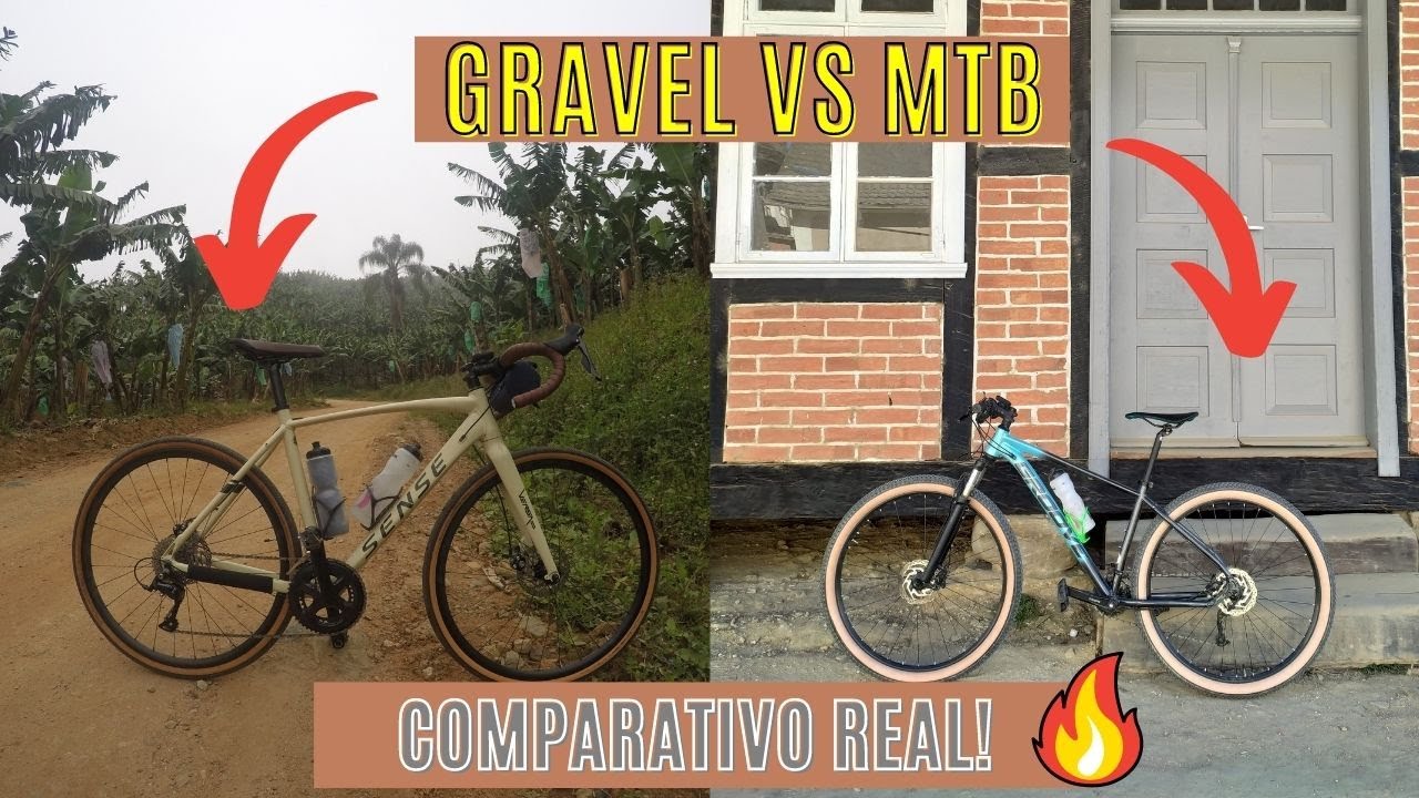 Comparativo REAL: Gravel vs MTB em subidas longas! Existe uma 