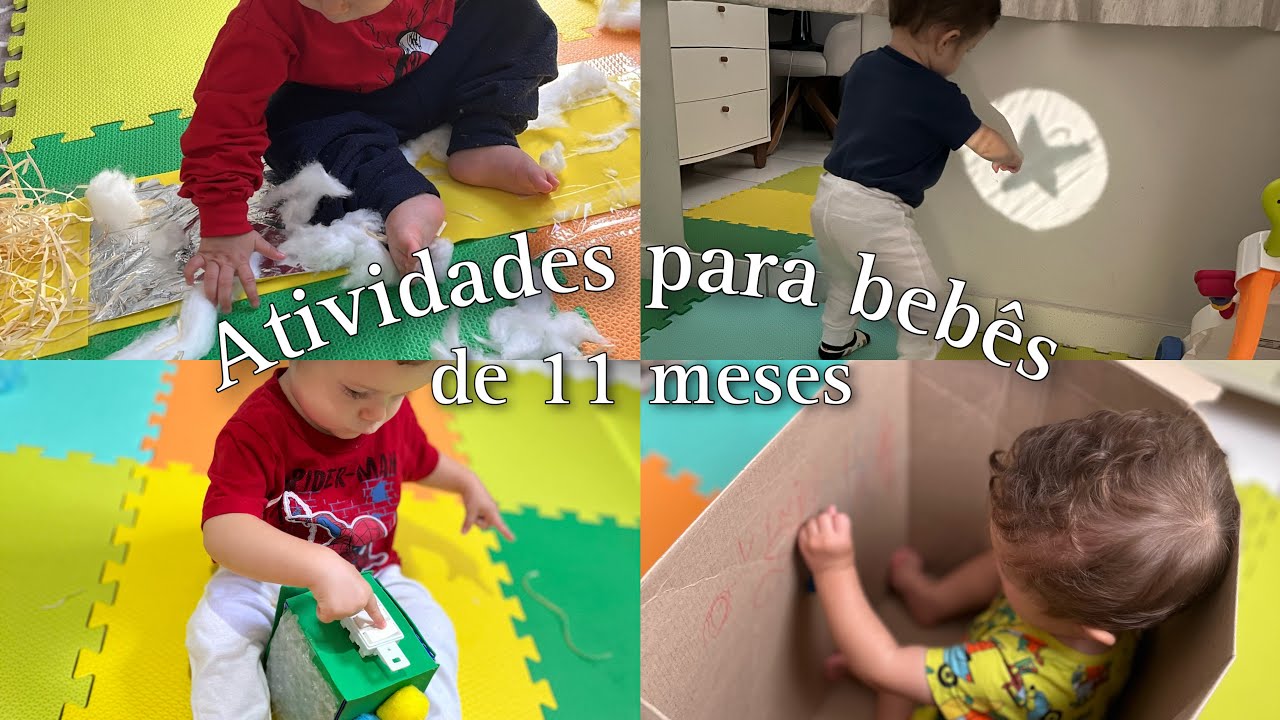ATIVIDADES PARA BEBÊS DE 11 MESES | Ana Paula de Costa