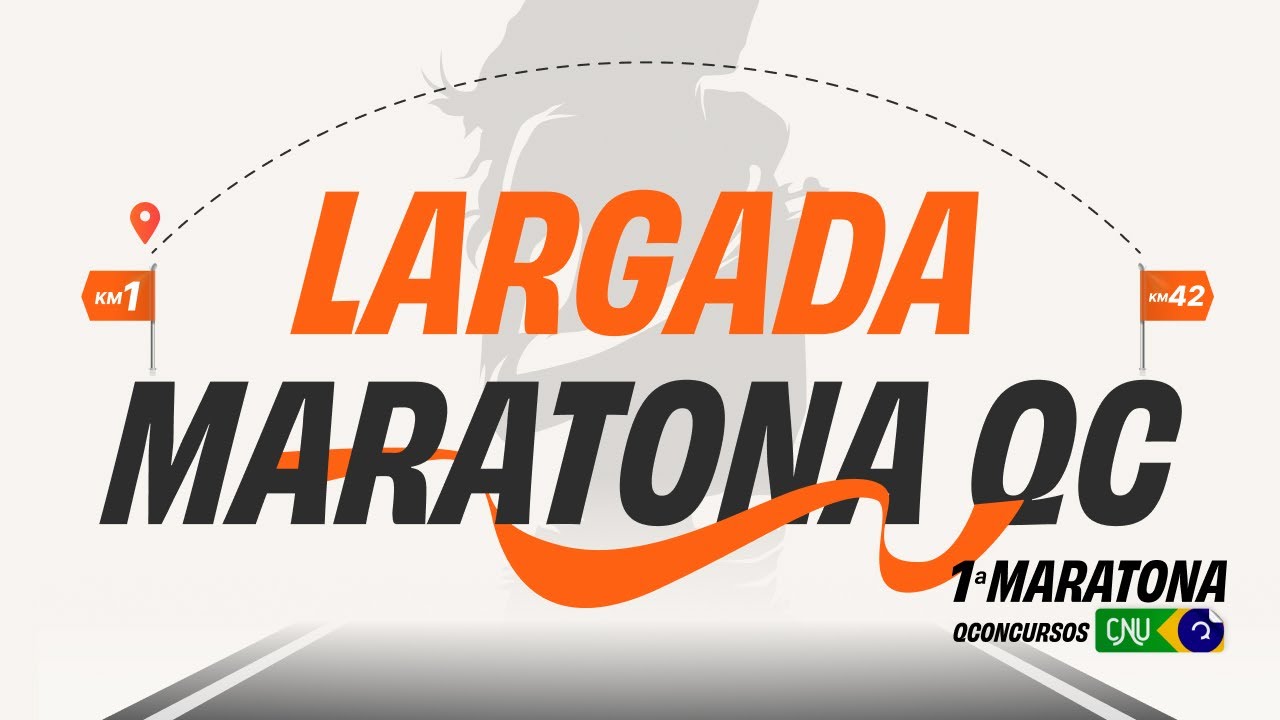 Largada #MaratonaQC | Tudo sobre a corrida de 42 dias de preparação para o CNU!