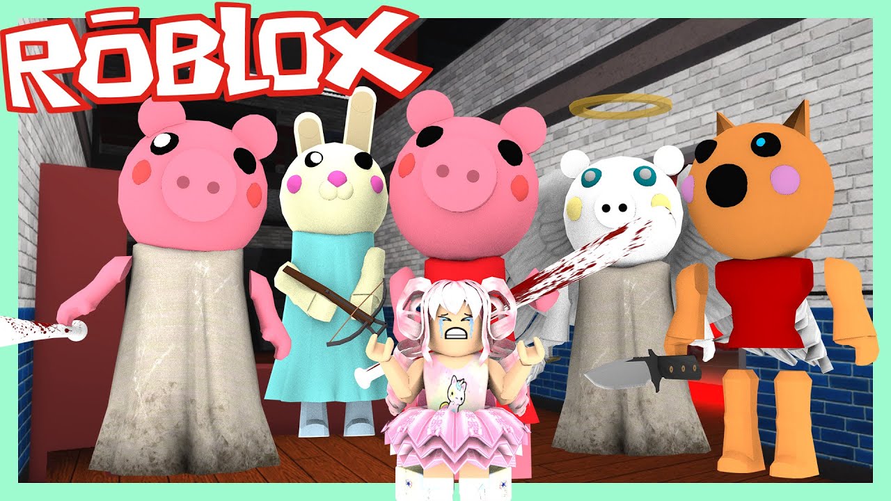 MIS COMPIS SE INFECTAN Y ME PERSIGUEN 5 PIGGYS!! l PIGGY l ROBLOX