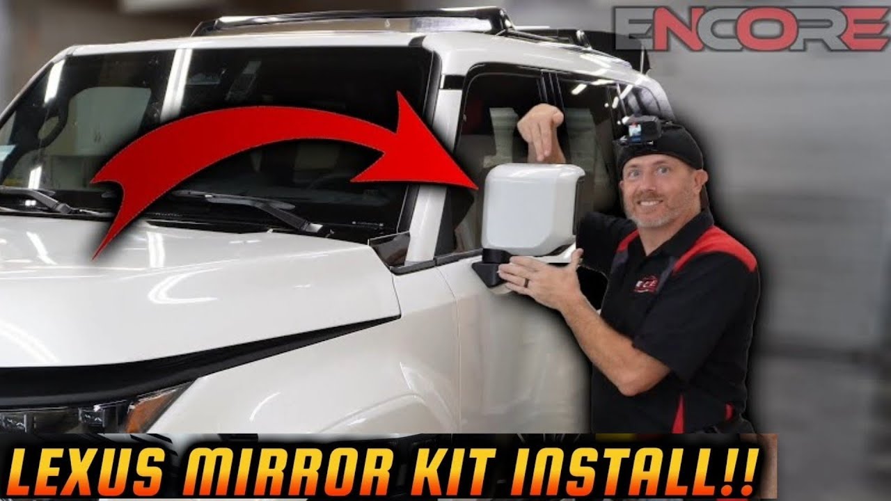 2025 Lexus GX550 Side Mirror PPF Installation | Step-by-Step Paint Protection Film Training