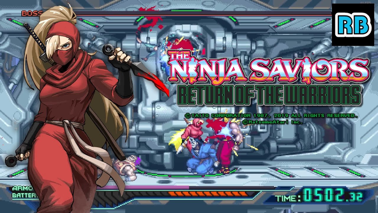 2023 [60fps] PC The Ninja Saviors: Return of the Warriors Speedrun Kunoichi 2367s Hard No Death ALL