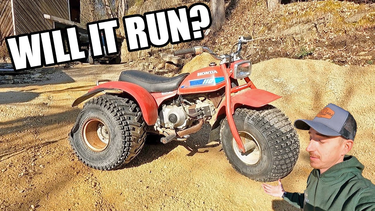 I Bought an Abandoned Honda ATC 110 3 Wheeler | Can We Get it Running?