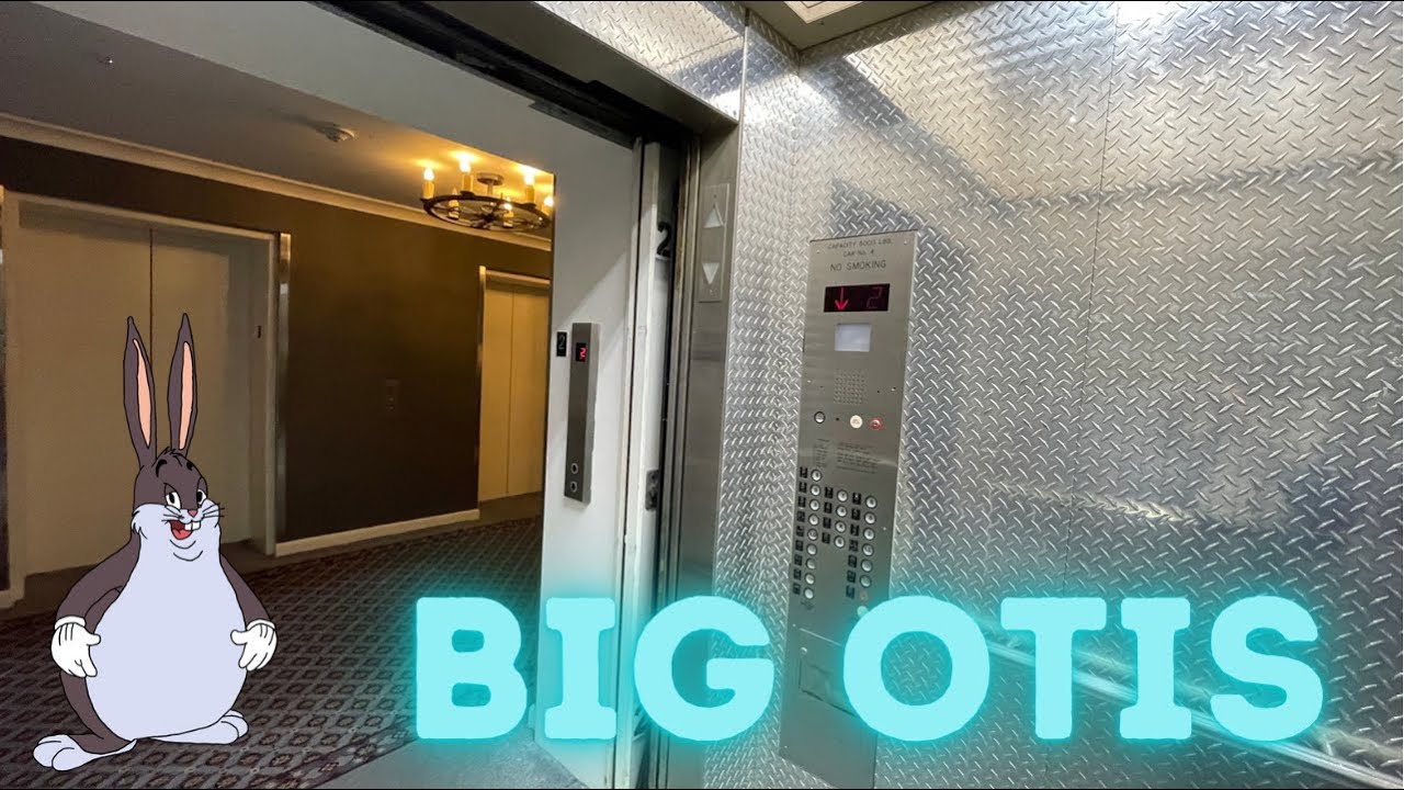 Nearly Busted! Big Otis Traction Service Elevator | Hotel Monaco | Downtown Seattle, WA