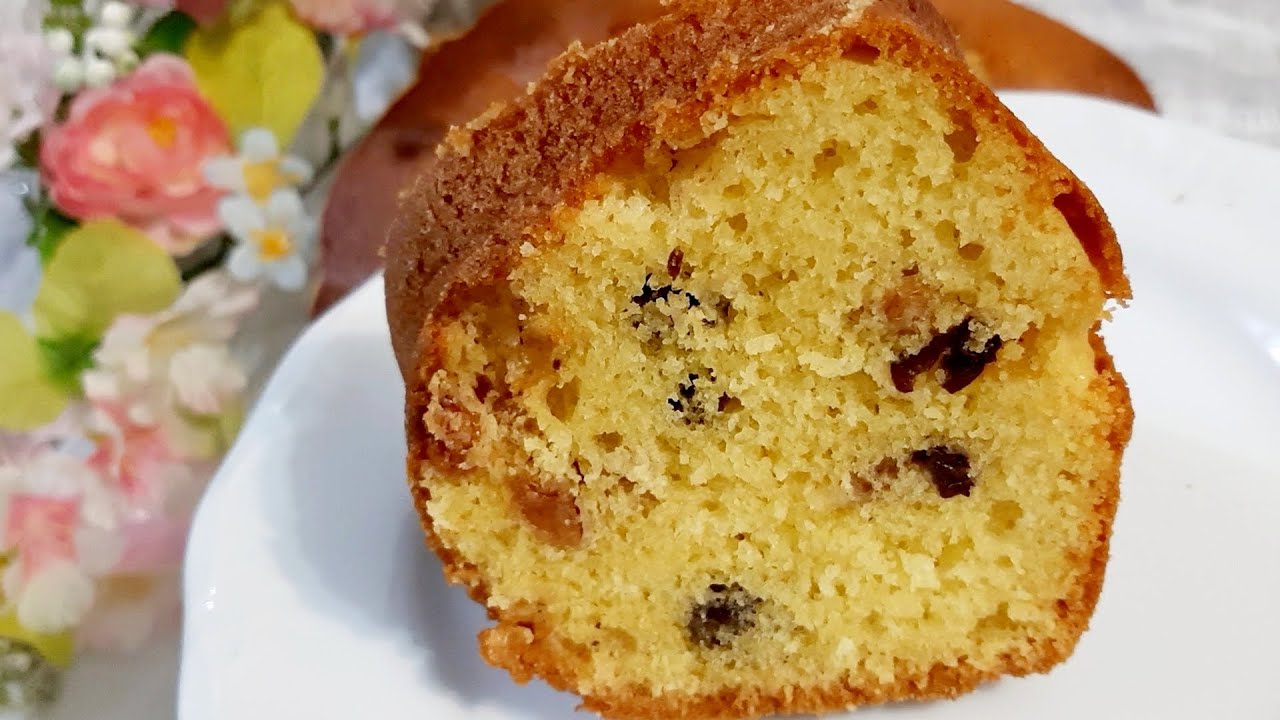 Кукурузный пирог с изюмом! Просто, легко и идеально с кофе.