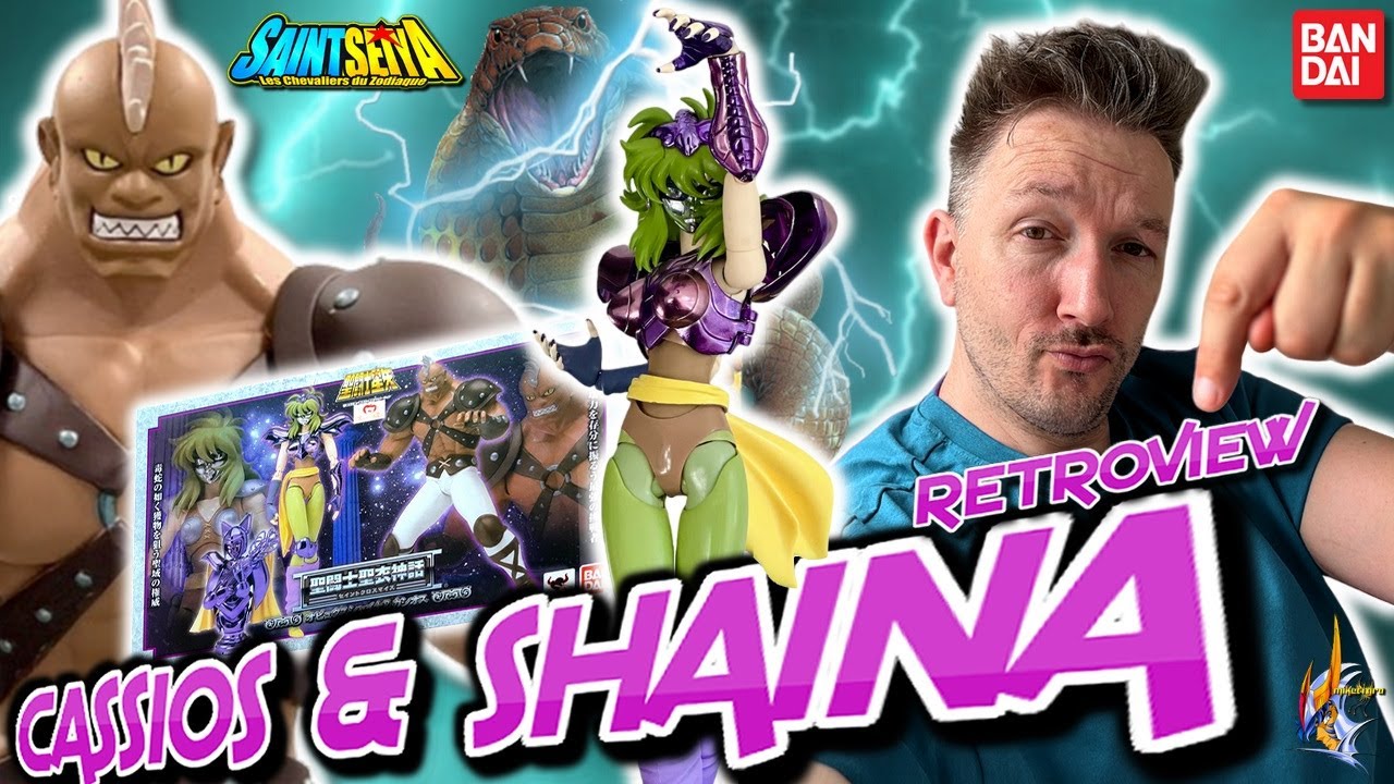 RETROVIEW Saint Seiya Myth Cloth 🐍 SHAINA du SERPENTAIRE & CASSIOS 🐍 BIENTÔT une version REVIVAL ?