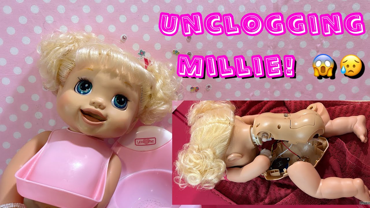UNCLOGGING MILLIE! 😱 My Baby Alive Doll is CLOGGED 😭