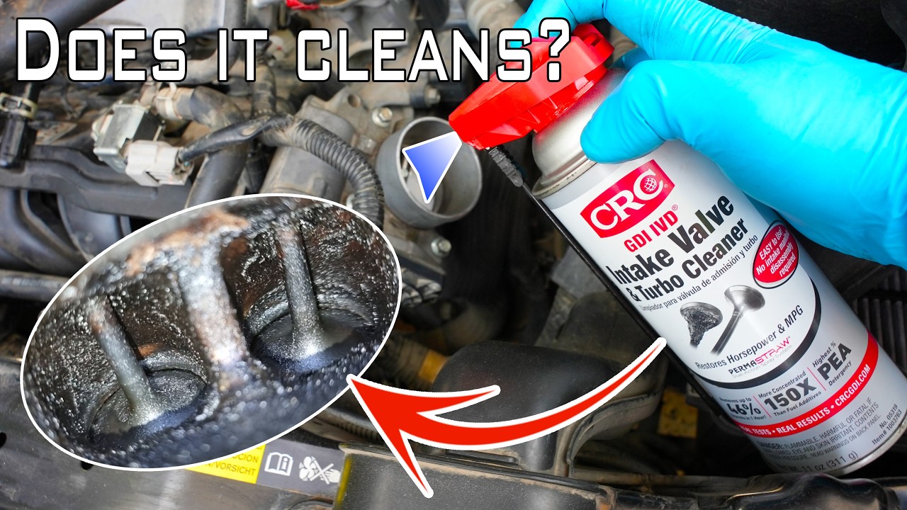 Used CRC Intake cleaner, and here is what happed...Didn't expect that..