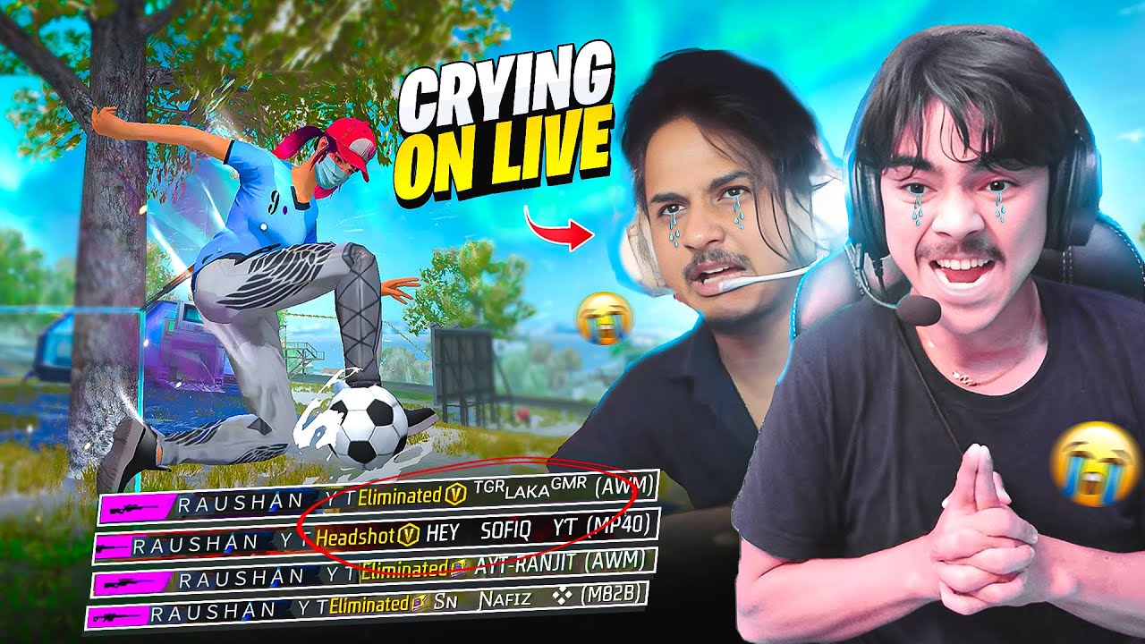 Laka Gamer got Angry  on live🤬| Destroying V badge YouTubers | Raushan Gamer