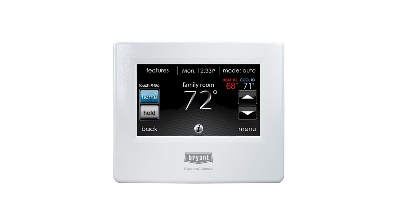 Evolution Connex Thermostat Setup Guide | GAC Services | Gaithersburg, Maryland