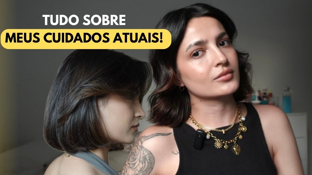 Meus cuidados ATUAIS com meu cabelo | Passo a passo e detalhes‼️