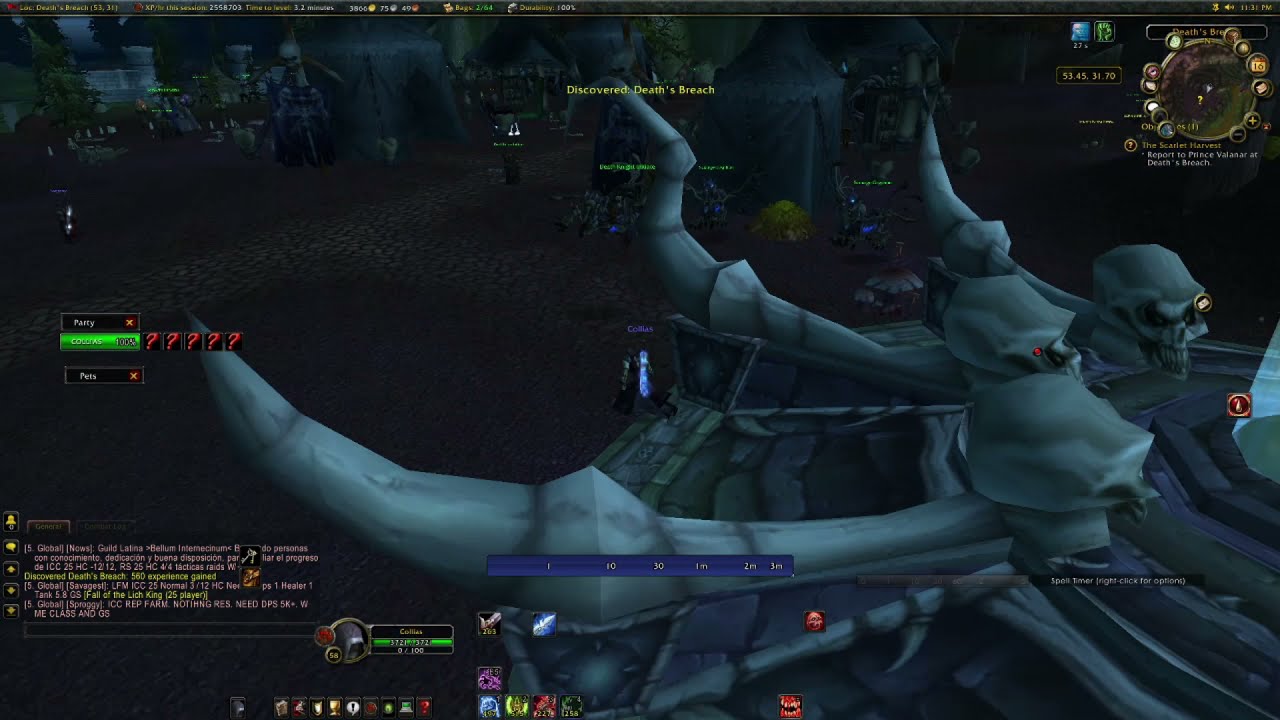 Death knight All quests (55-64) Wow 3.3.5